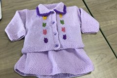 Robe et gilet assorti